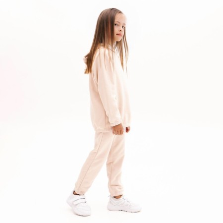 Kids (hoodies, trousers) casual collection kids beige color, height 128-9