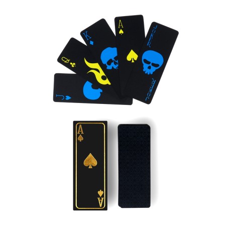 Plastic Plastic Cards "Mini", luminous, waterproof, 30 μm, 8.7 x 3.2 cm