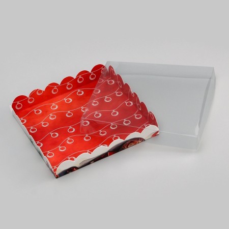 Bearbox, confectionery packaging, "Miracles!" 18 x 18 x 3 cm, new year-3