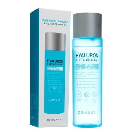 Moisturizing Consly Toner Essence with hyaluronic acid and beta-glucan, 200 ml