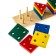 Pyramid logical "figures", glossy color