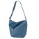 Bag bag claim. Kozh, 2 parts with lightning, blue color 25x15x27cm