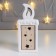 Souvenir ceramics, light "candle" 17.6x6x7.6 cm