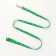 Kapron "Bones and Paws" kit, leash 120 x 1.5 cm, og 30-44 cm, green