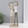 Polystone souvenir "in love with a big golden heart" 12.5x8x29.5 cm