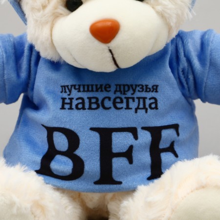 Soft toy Bear "BFF" in the jacket-4