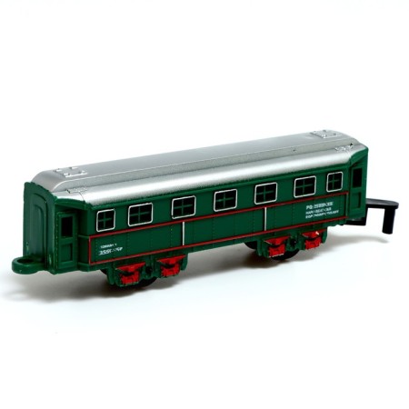 Classic railway, works from batteries, train and 4 cars in the kit-9