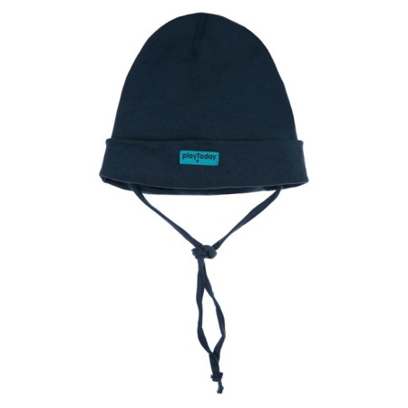 Hat for a boy, size 44, dark blue color