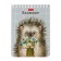Notepad A6, 40 sheets on the crest "It is good to be a hedgehog", cover shaking cardboard, UV-lak, block 65 g/m², mix