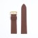 Solomon watch strap, 22 mm, genuine leather, L-20 cm, brown with embossing