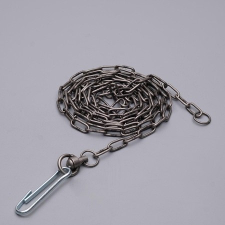 A chain for leaning dogs, 3 m, caliber 3.5 x 26 mm, black-1