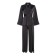 Women's costume (jacket, trousers) minku: Silk pleasure color black, size 48