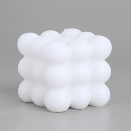 Figure candle "Babba", coconut aroma, white-1