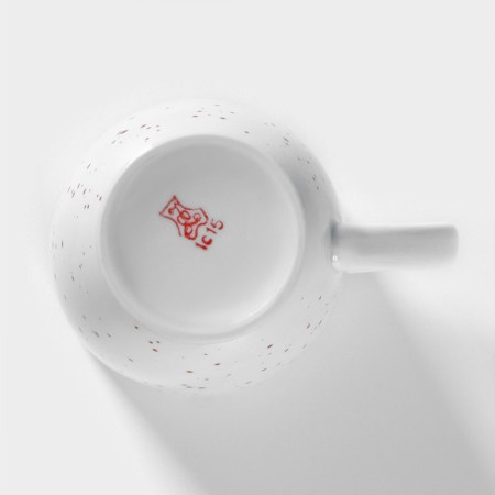 Farphic Points mug, 300 ml, white-3