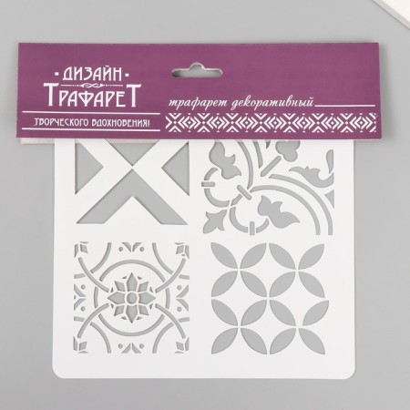 Tile stencil 15x15 cm-2