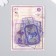 Stickers for creativity "Tags - purple flowers" set of 30 pcs 0.2x8x11 cm