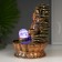 Table Polystone Foundation 220V "Buddha at a cliff with bowls" 30x21x21 cm