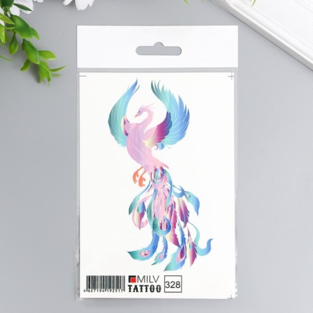 Tattoo "Bird" 10x15 cm-3