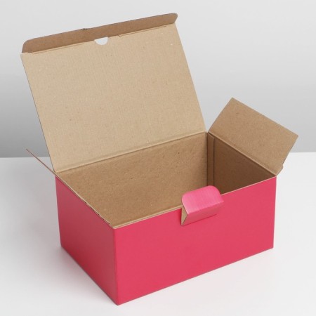 Gift folding box, packaging, Fuchsia, 22 x 15 x 10 cm-7
