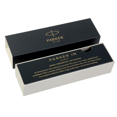 Roller pen Parker Im Core Black GT F, Plastic Black/Glossy/Gold, Black Ink.-3
