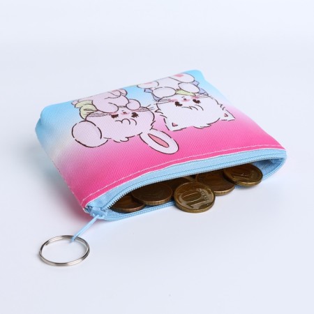 Monetnik's wallet with a zipper, color mix-4