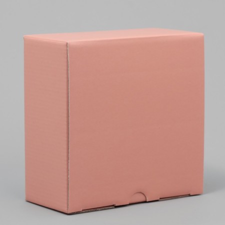 Gift folding box, packaging, “peach”, 15 x 15 x 7 cm-2