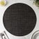 Serving napkin on the table "DI", d = 38 cm, dark brown color