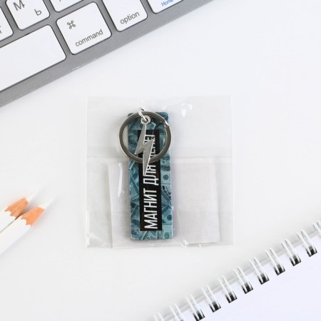 Acrylic key keychain, Magnet Magnit plate, 8 x 2 cm-4