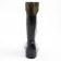 Women's boots with insulation, size 38, black color, PVC