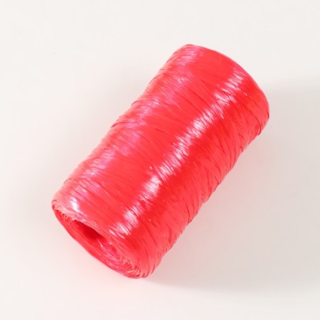 Manual knitting yarn 100% polypropylene 200m/50g (set of 3 pcs. Yellow, scarlet, emerald)-2
