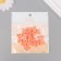 Decor for creativity plastic "Orange tail of the mermaid" set of 12 pcs 2.3x1.4 cm