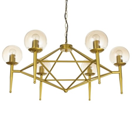 Paletto chandelier 6he27 40W gold 70x66x36-80cm Bayerlux-1