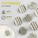 A set of metal buttons on the leg, d = 15 mm, 10 pcs, silver color