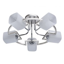 Tetro ceiling chandelier, 5x60W E14, metal 60x60x46 cm