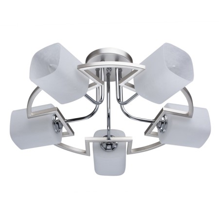 Tetro ceiling chandelier, 5x60W E14, metal 60x60x46 cm