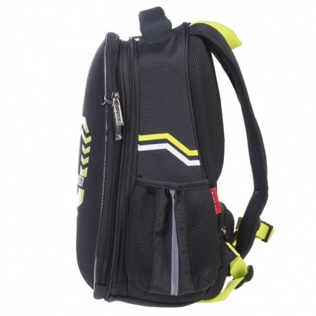 Frame backpack 38 x 29 x 17 cm, Hatber Ergonomic Light, Go! Black/yellow nrk_85032-3