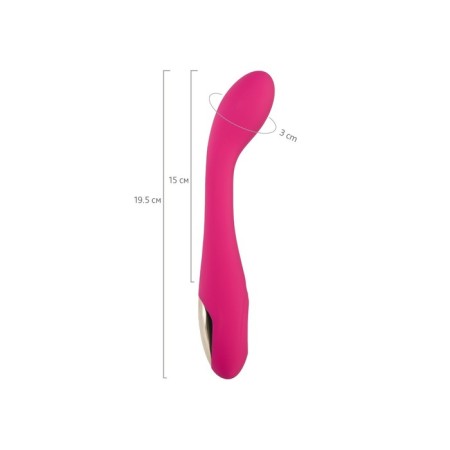Point stimulator G Let it g, G-stalker, silicone, pink, 19.5 cm-7