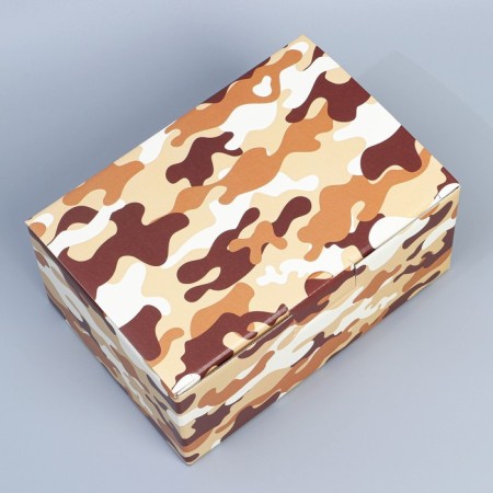 Box Gift team, packaging, Militari, 22 x 15 x 10 cm-1