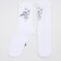 Women's socks, white color, size 23-25