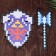 Set of wooden souvenirs "Diamond weapon" Shield, sword