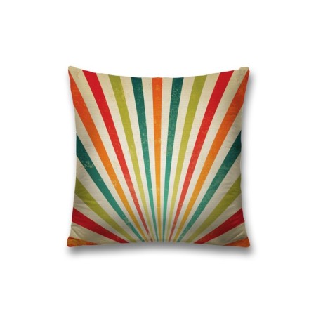 Decorative pillowcase “Bright stripes”, on a zipper, size 45x45 cm