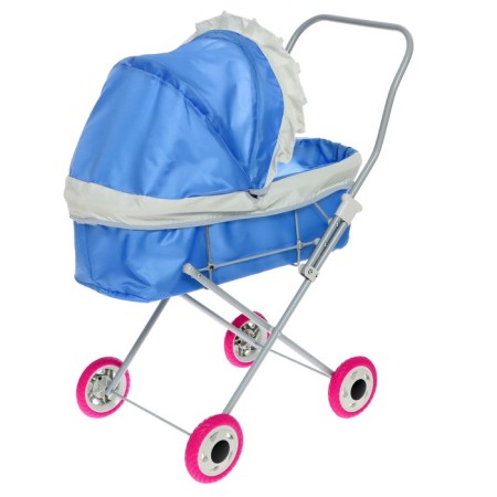 Puppet stroller No. 3, blue color with gray-1