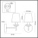 Bra Betsy, E14 1x40W, white color, tree