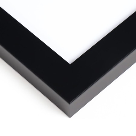 Photo frame Plastic "Gloria" 30x40 cm, with a paspartm, black-2