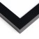 Photo frame Plastic "Gloria" 30x40 cm, with a paspartm, black