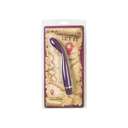 Point stimulator G Let it G, G-HUNTER, silicone, purple, 18.5 cm-2