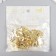 Castle metal for casket gold + nails. set 10 pcs 2.9x3 cm