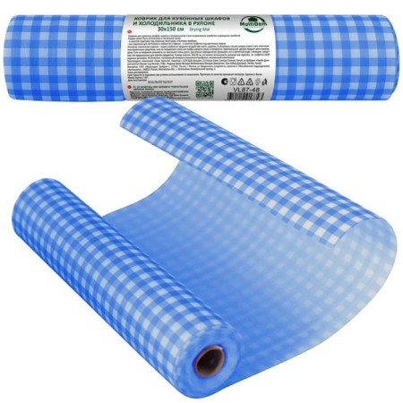 A rug for kitchen cabinets and a refrigerator multiple, in a roll, size 30x150 cm