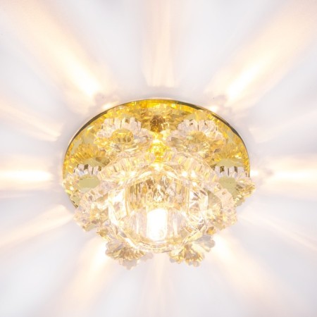 Economic light lamp, F3832 YL CL, MAX 35W G4, color mirror yellow-1