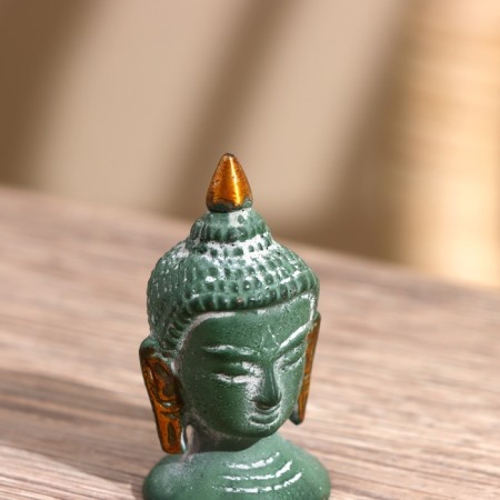 Souvenir "Buddha's head" Antik, brass 5.5 cm-1